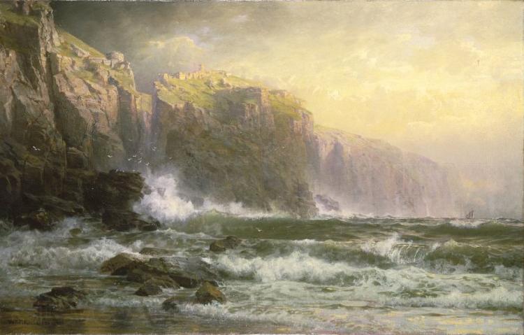 William Trost Richards The League Long Breakers Thundering on the Reef France oil painting art